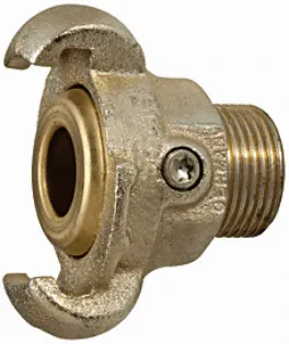 Cupla gheara - cu filet exterior si garnitura alama