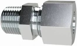 Fiting drept cu filet exterior, din diferite materiale