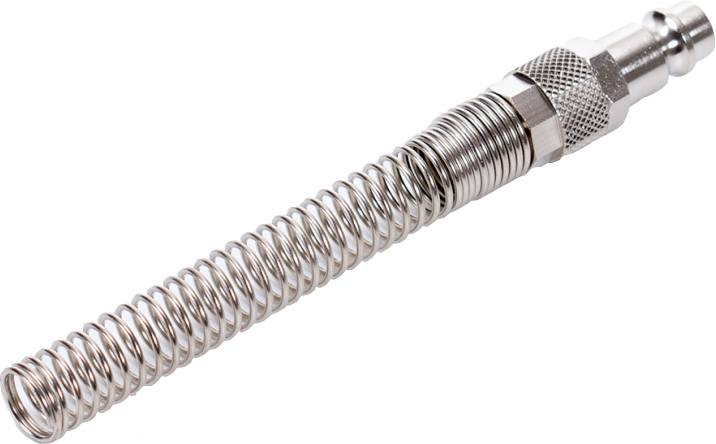 Cupla rapida tata DN 7,2 - 7,8 pentru furtun spiral - Alama nichelata