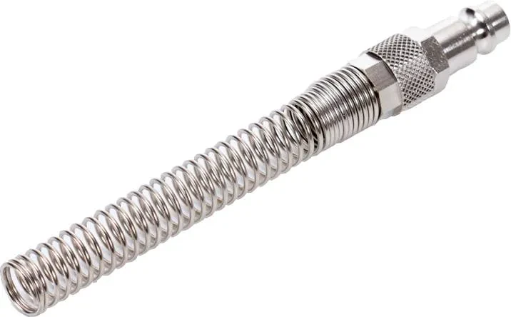 Cupla rapida tata DN 7,2 - 7,8 pentru furtun spiral - Alama nichelata