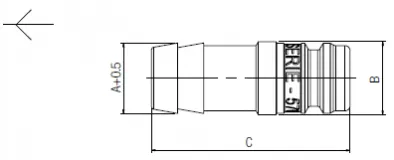 Adaptor furtun DN9