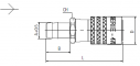 Cupla rapida DN9 dreapta si adaptor furtun