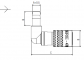 Cupla rapida DN9 - L 90° si adaptor furtun