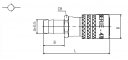 Cupla rapida cu supapa DN9 dreapta si adaptor furtun