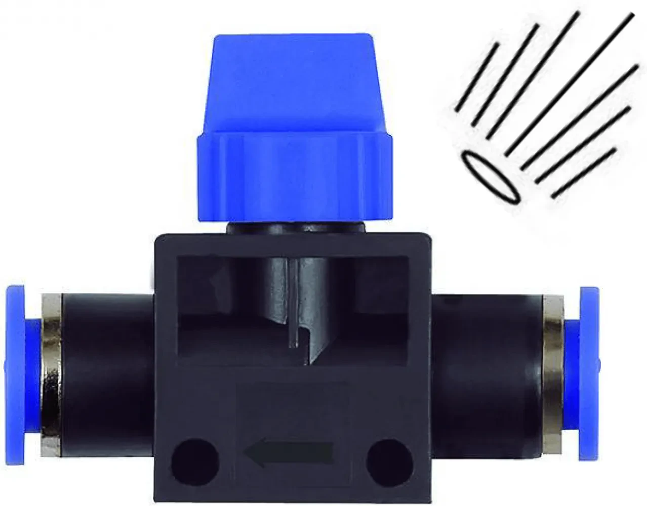 Robinet 3/2 cuple push-in