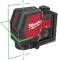 Nivela laser in cruce cu functie de plumb, fascicul verde, reincarcabila REDLITHIUM USB - Milwaukee L4 CLLP-301C