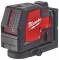 Nivela laser in cruce cu functie de plumb, fascicul verde, reincarcabila REDLITHIUM USB - Milwaukee L4 CLLP-301C