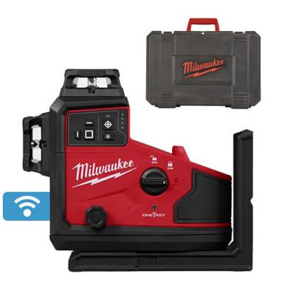 Nivela laser verde M12 cu aliniere automata 360°, in 3 planuri - Milwaukee M12 A3PLO-0C