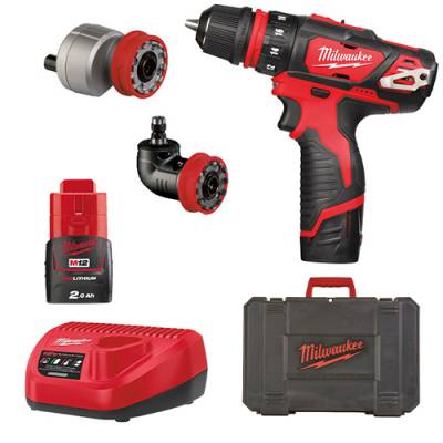 Masina de insurubat M12 subcompacta cu mandrina detasabila - Milwaukee M12 BDDXKIT-202C