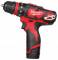 Masina de insurubat M12 subcompacta cu mandrina detasabila - Milwaukee M12 BDDXKIT-202C