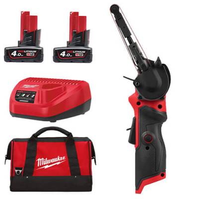 Slefuitor cu banda M12 FUEL 10 mm - Milwaukee M12 FBFL10-402B