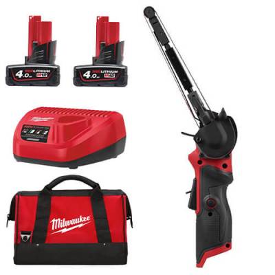 Slefuitor cu banda M12 FUEL 13 mm - Milwaukee M12 FBFL13-402B