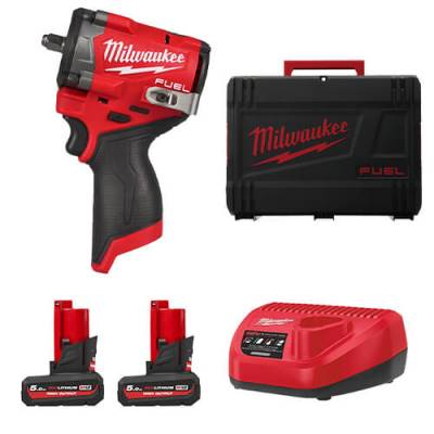 Cheie compacta de impact 3/8″ M12 FUEL cu inel de fixare - M12 FCIWF38G3-502X