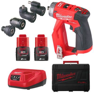 Masina de gaurit si insurubat M12 Fuel cu acc. interschimbabile - Milwaukee M12 FDDXKIT-202X