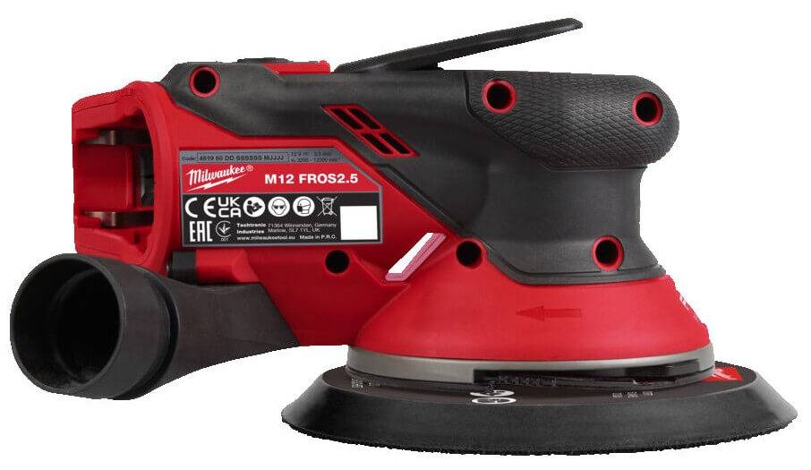 Slefuitor orbital M12 FUEL 150 mm cu orbita de 2,5 mm - Milwaukee M12 FROS2.5-0