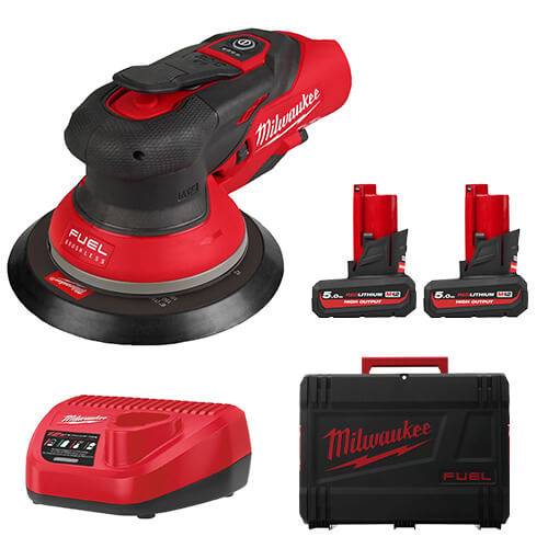 Slefuitor orbital M12 FUEL 150 mm cu orbita de 2,5 mm - Milwaukee M12 FROS2.5-502X
