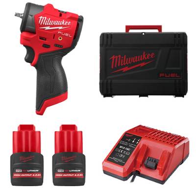 Cheie sub compacta de impact 1/4″ M12 FUEL cu inel de fixare - Milwaukee M12 FSCIWF14-252X