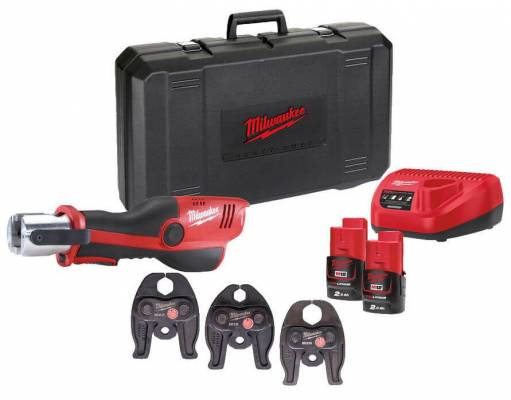Presa hidraulica M12 FORCE LOGIC sub-compacta - Milwaukee M12 HPT-202C M-SET