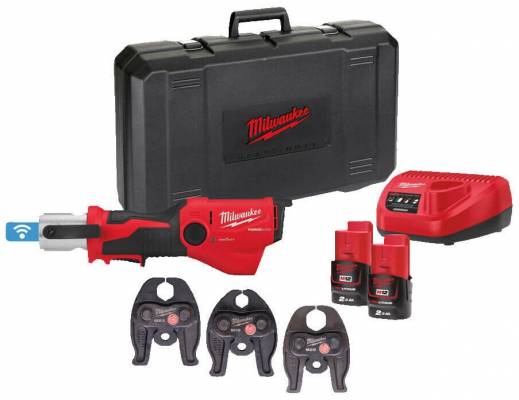 Presa hidraulica M12 FORCE LOGIC ONE-KEY sub-compacta - Milwaukee M12 ONEHPT-202C M-SET