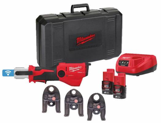 Presa hidraulica M12 FORCE LOGIC ONE-KEY sub-compacta - Milwaukee M12 ONEHPT-202C TH-SET