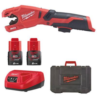 Taietor de tevi din otel inoxidabil M12 Raptor - Milwaukee M12 PCSS-202C
