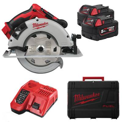 Fierastrau circular cu motor fara perii 66 mm pentru lemn si plastic M18 - Milwaukee M18 BLCS66-502X