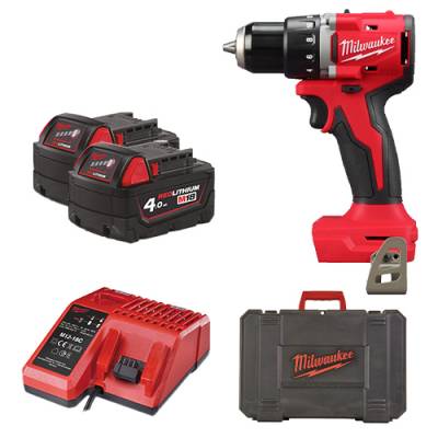 Masina de gaurit compacta cu motor fara perii - Milwaukee M18 BLDDRC-402C