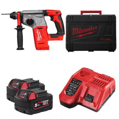 Ciocan rotopercutor SDS-Plus 26 mm fara perii cu 4 functii - Milwaukee M18 BLH-502X