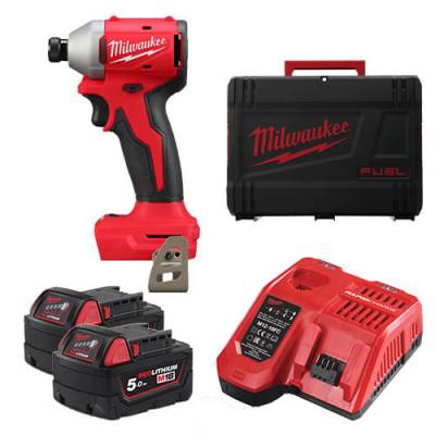 Masina de insurubat cu impact, cu motor fara perii 1/4&QUOT; Hex - Milwaukee M18 BLIDR-502X