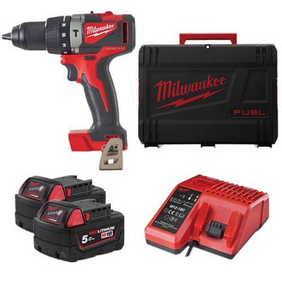 Masina de gaurit cu percutie, cu motor fara perii - Milwaukee M18 BLPD2-502X