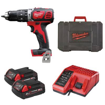 Masina de gaurit cu percutie compacta - Milwaukee M18 BPD-202C