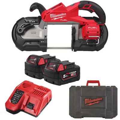 Fierastrau cu banda pentru taieri adanci, gen 2 M18 FUEL - Milwaukee M18 FBS127-502C