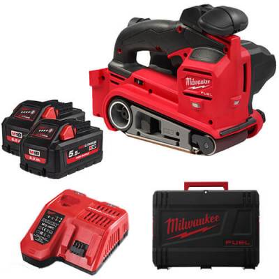 Slefuitor cu curea 75 mm M18 FUEL - Milwaukee M18 FBTS75-552X