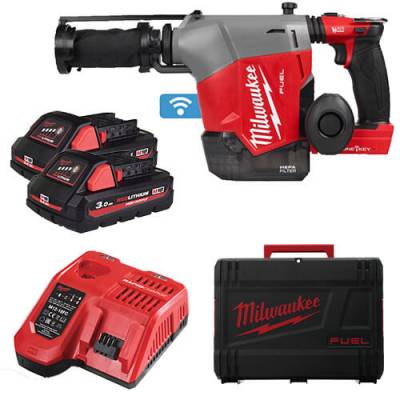 Ciocan rotopercutor 16 mm SDS-PLUS M18 FUEL cu extractor de praf integrat - Milwaukee M18 FHAFOH16-302X