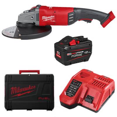 Polizor unghiular 230 mm cu comutator tip clapeta M18 FUEL - Milwaukee M18 FLAG230XPDB-121C