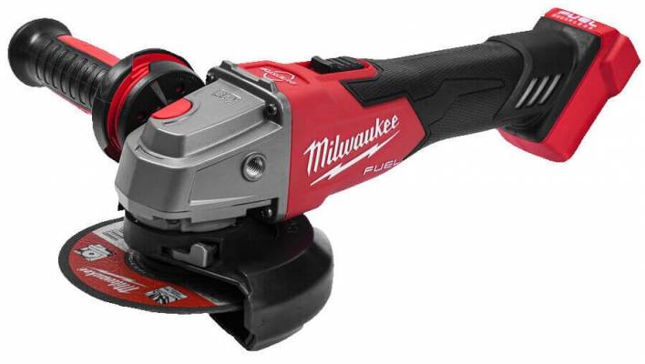 Polizor unghiular 125 mm cu franare si comutator culisant M18 Fuel - Milwaukee M18 FSAG125XB-0