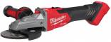 Polizor unghiular 125 mm cu cap plat, franare si comutator culisant M18 FUEL - FSAGF125XB-0X