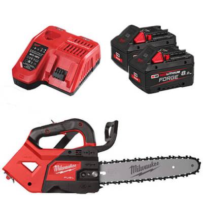 Fierastrau top handle cu lant M18 FUEL 30 cm - Milwaukee M18 FTHCHS30-802F