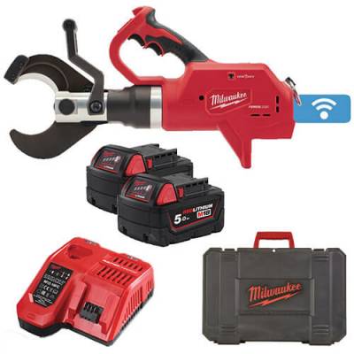 Taietor hidraulic pentru cabluri subterane M18 FORCE LOGIC - Milwaukee M18 HCC75-502C