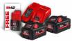Set acumulatori M18 High Output - Milwaukee M18 HNRG-552