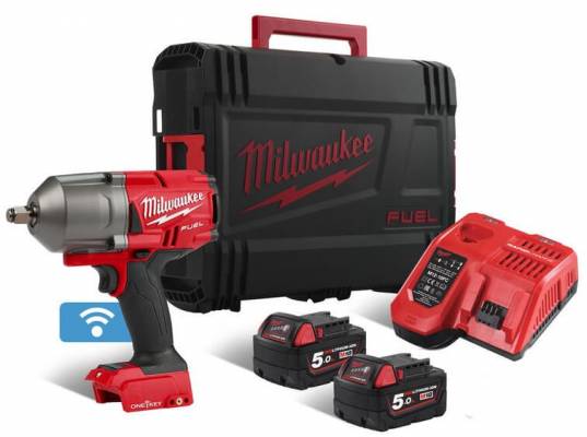Cheie de impact 1/2″ ONE-KEY M18 FUEL, cuplu ridicat si inel de fixare - Milwaukee M18 ONEFHIWF12-502X