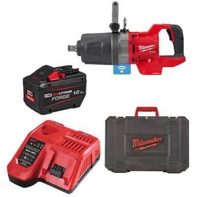 Cheie de impact 1″ ONE-KEY M18 FUEL, maner-D, cuplu ridicat, inel de fixare - Milwaukee M18 ONEFHIWF1DS-121C
