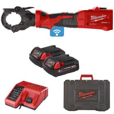 Presa hidraulica pentru cabluri 60 kN M18 FORCE LOGIC - Milwaukee M18 ONEHCCT60-202C