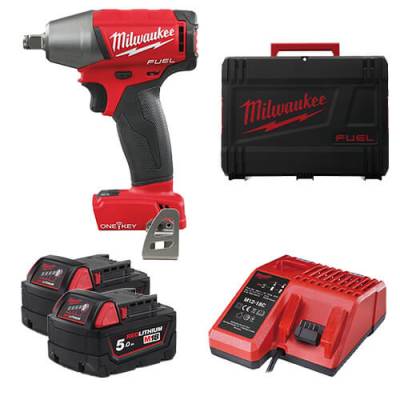 Cheie de impact 1/2&QUOT; ONE-KEY M18 Fuel cu inel de fixare - Milwaukee M18 ONEIWF12-502X