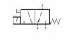Distribuitor 3/2 electric, actionare directa - temperaturi scazute