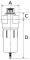 Micro-filtru cu manometru de presiune diferential, G 1/4&QUOT;, 830 l/min