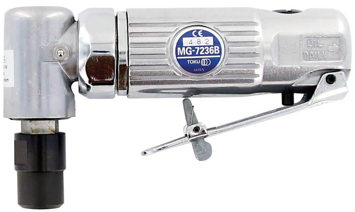 Polizor pneumatic unghiular - 0,20kW - 20000 rot/min - tip biax