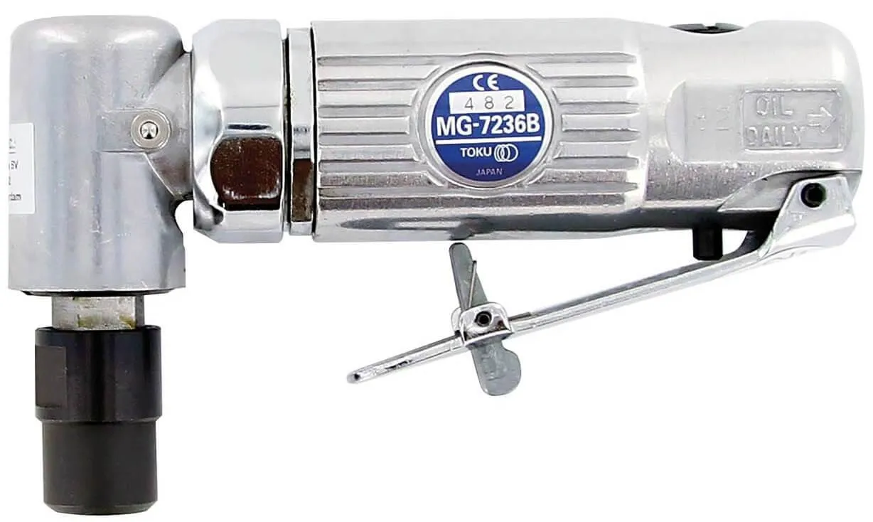 Polizor pneumatic unghiular - 0,20kW - 20000 rot/min - tip biax