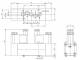 Distribuitor 5/2 electric, bistabil, montaj placa, tip MH, porturi placa