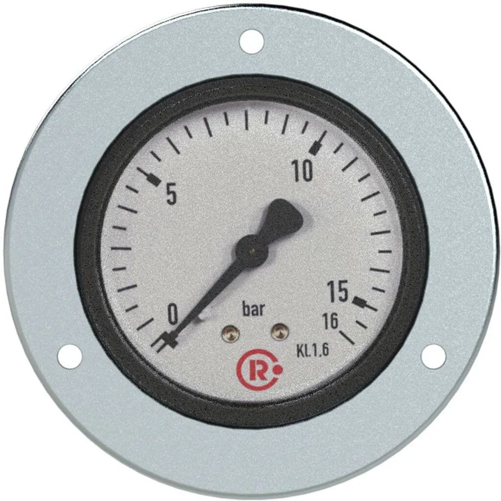 Manometru standard pentru panou, atac axial, Ø 40, 50, 63